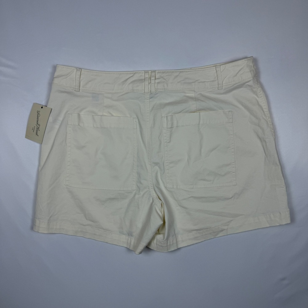 Universal Thread Cream High Rise Utility Patch Pocket Shorts Size 14 NWT - Picture 6 of 9